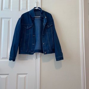 Dark wash denim jacket